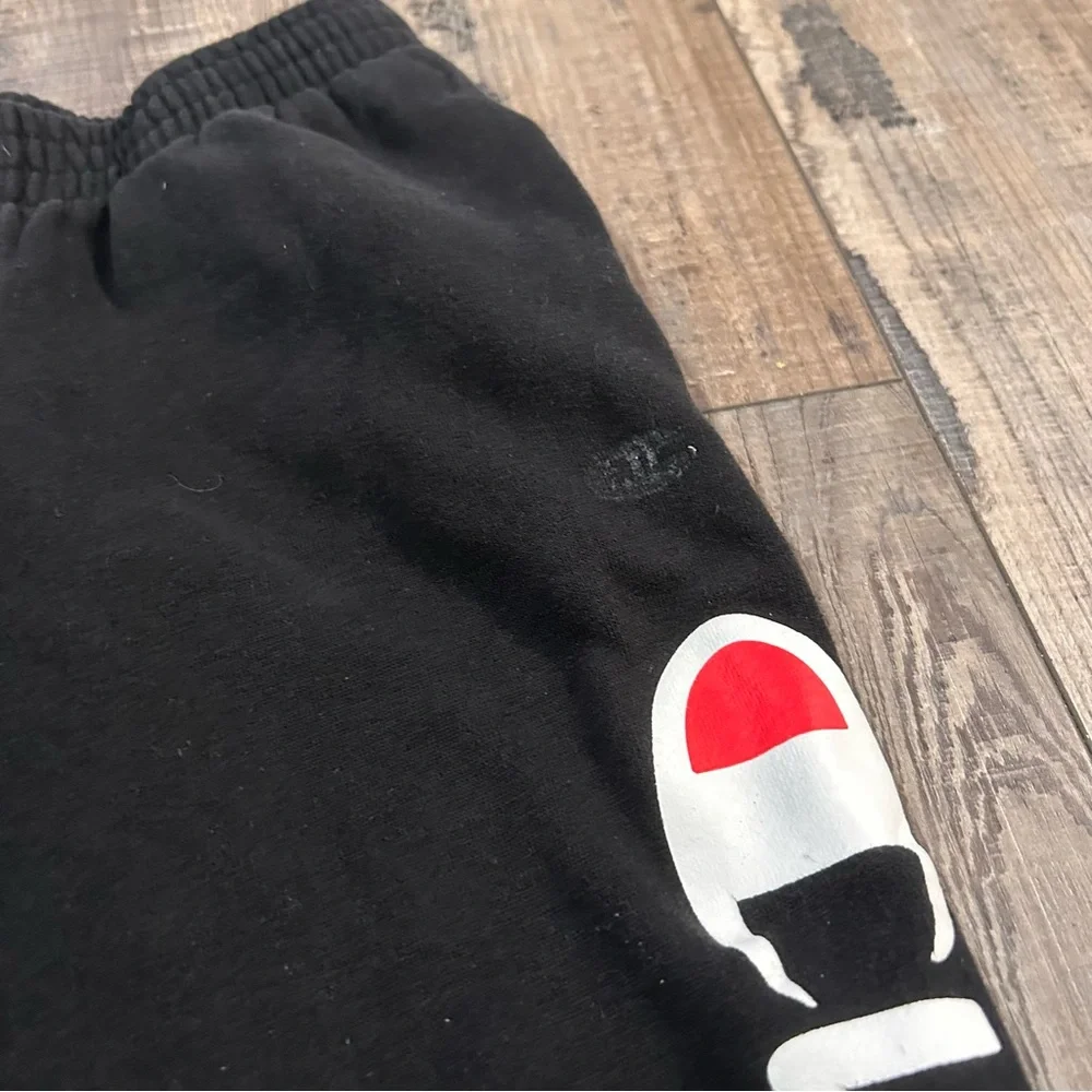 Champion Kids‎ Black Sweatpants with Logo